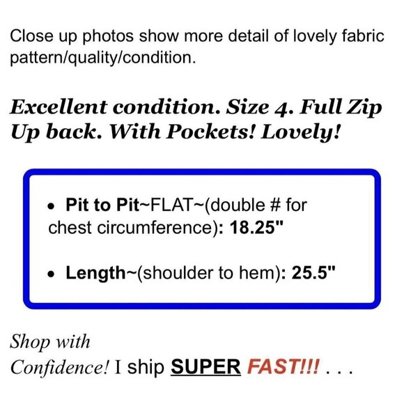 Buchanan Kang Womens Sz 4 Pink Ponte Knit Blouse Top Back Zipper s Full Zip - Picture 2 of 7